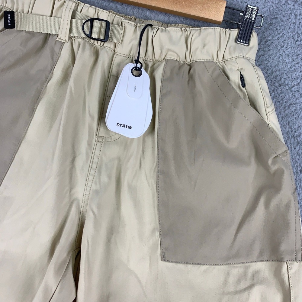 Prana Stretch Zion E-Waist Jogger Womens Small Reg Sandstone Hiking Utility Pant